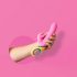 PMV20 Copy Dolphin - περιστρεφόμενο δονητής με κλειτοριδικό βραχίονα (ροζ)