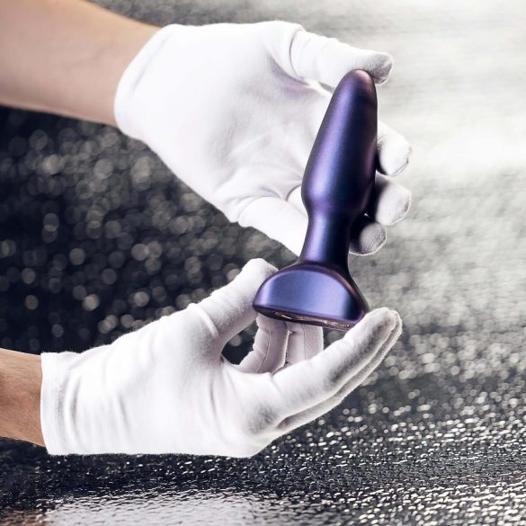 Hueman Space Force - αδιάβροχος, παλλόμενος δονητής πρωκτού (μοβ)