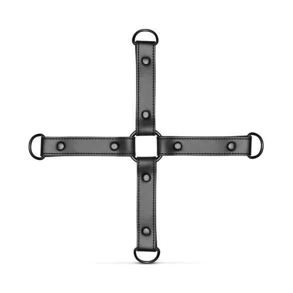 Bedroom Fantasies - δεσμά αστραγάλου και καρπού - δέρμα - μαύρο