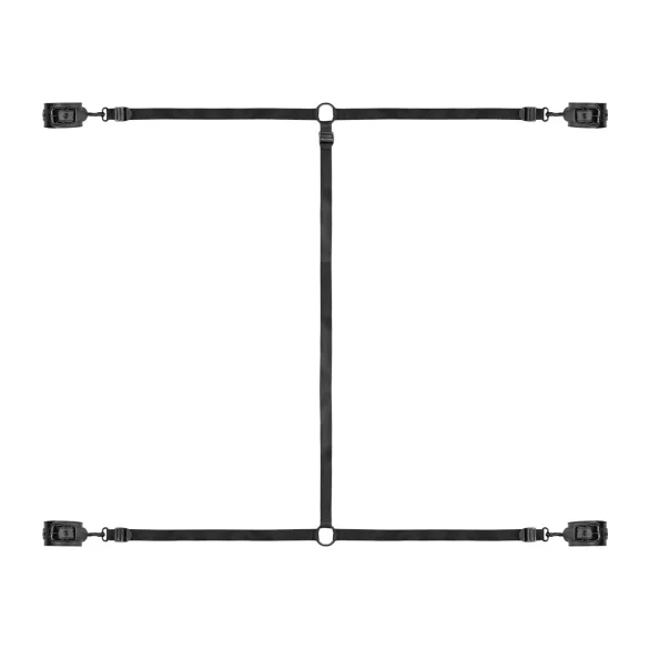 Bedroom Fantasies - σετ δεσίματος κρεβατιού - μαύρο