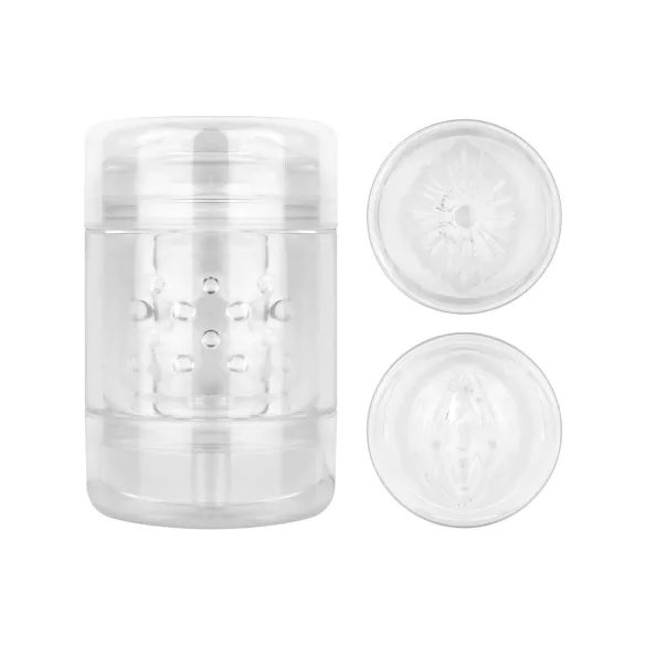 FPPR. - διπλής όψης ανδρικός αυνανιστής - αιδοίο & πρωκτός διάφανο