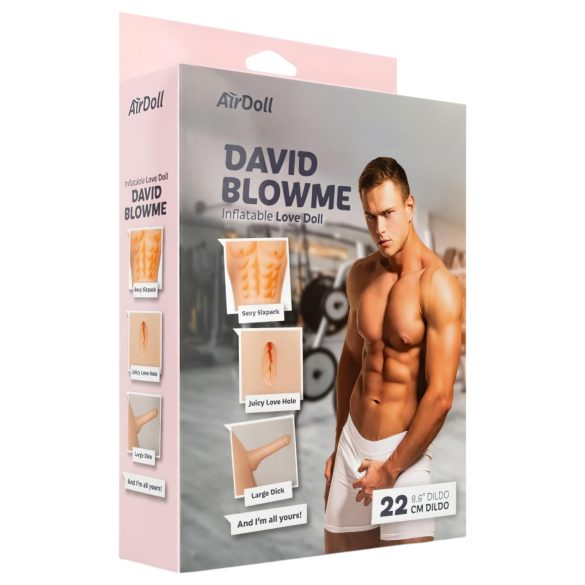 AirDoll David Blowme - φουσκωτός άνδρας (φυσητός)