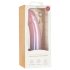 EasyToys Mermaid - γυαλιστερό dildo - 19cm (ροζ)
