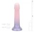 EasyToys Mermaid - γυαλιστερό dildo - 19cm (ροζ)