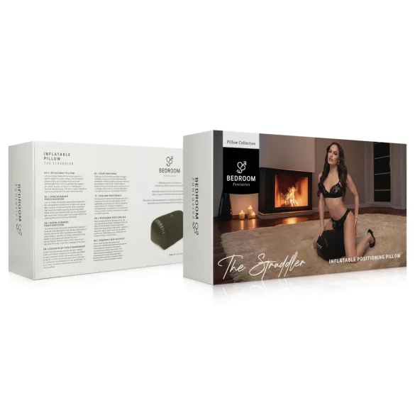 Bedroom Fantasies - φουσκωτό μαξιλάρι σεξ με θήκη δονητή - μαύρο