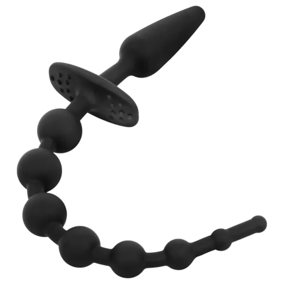 EasyToys - πρωκτικό βύσμα 2 σε 1 - μαύρο