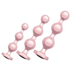   Rosy Gold - σετ πρωκτικών δονητών (ροζ χρυσός)