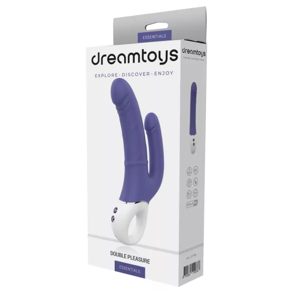 Dreamtoys Essentials - διπλό δονητή (μοβ)