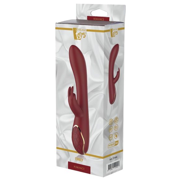 Romance Emily - Δονητής G-σημείου με κλειτοριδικό βραχίονα (κόκκινο)