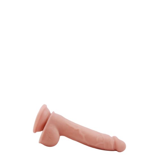 Mr. Dixx 7.6 - clamp-on, testicular dildo - natural (19,5cm)