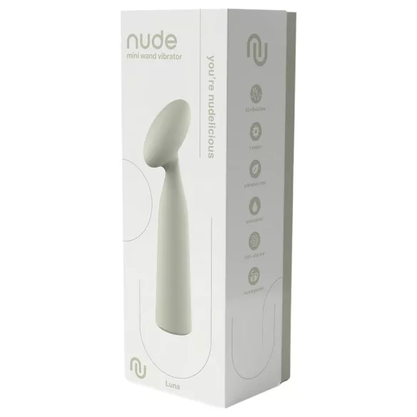 Nude Luna - μικρό ραβδί δόνησης επαναφορτιζόμενο - γκρι