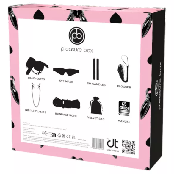 Pleasure Box Let's Go Kink - σετ δεσίματος - 6 τεμάχια