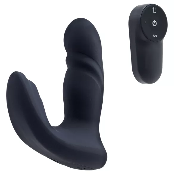 Dreamtoys Pulz - δονούμενο πρωκτικό παιχνίδι με ώθηση και τηλεχειριστήριο (μπλε)