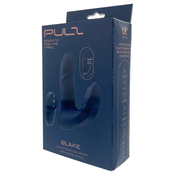 Dreamtoys Pulz - δονούμενο πρωκτικό παιχνίδι με ώθηση και τηλεχειριστήριο (μπλε)