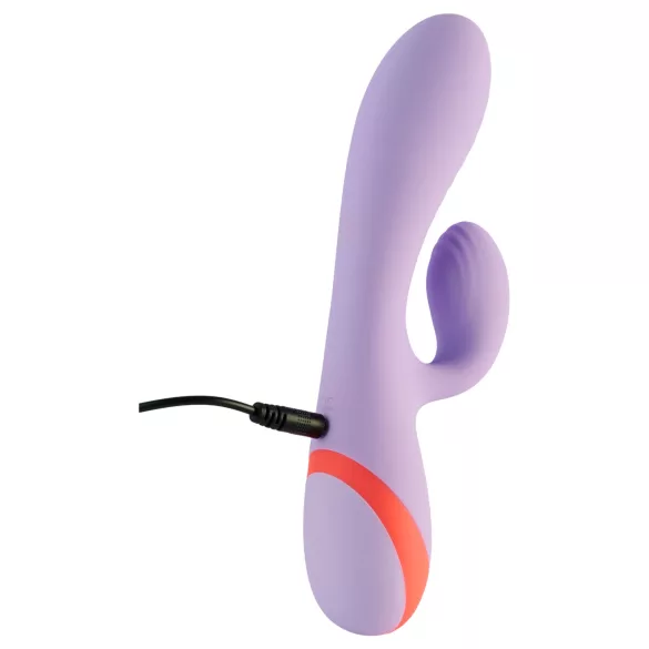 Dreamtoys Love Signal - δονητής με κλειτοριδικό βραχίονα (μωβ)