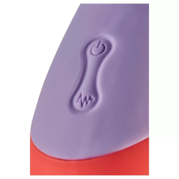 Dreamtoys Love Signal - δονητής με κλειτοριδικό βραχίονα (μωβ)