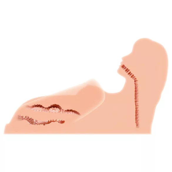 Kokos Hera 3 - ανδρικός μαλακός μεγεθυντικός αυνανιστής - φυσικό χρώμα