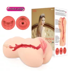   Kokos Onahole 001 XL - ρεαλιστικός ανδρικός αυνανιστής μουνάκι (στο χρώμα του δέρματος)
