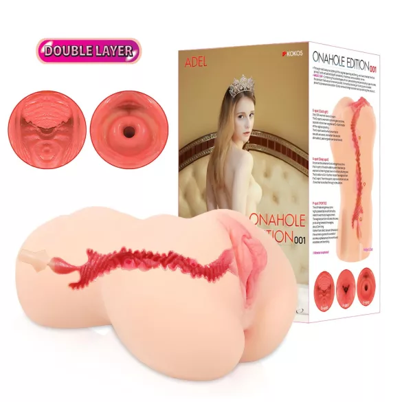 Kokos Onahole 001 XL - ρεαλιστικός τεχνητός κόλπος - αυνανιστής (φυσικό χρώμα)