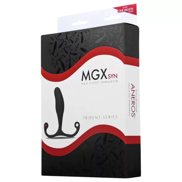 Aneros MGX Syn Trident - προστάτης δονητής (μαύρο)
