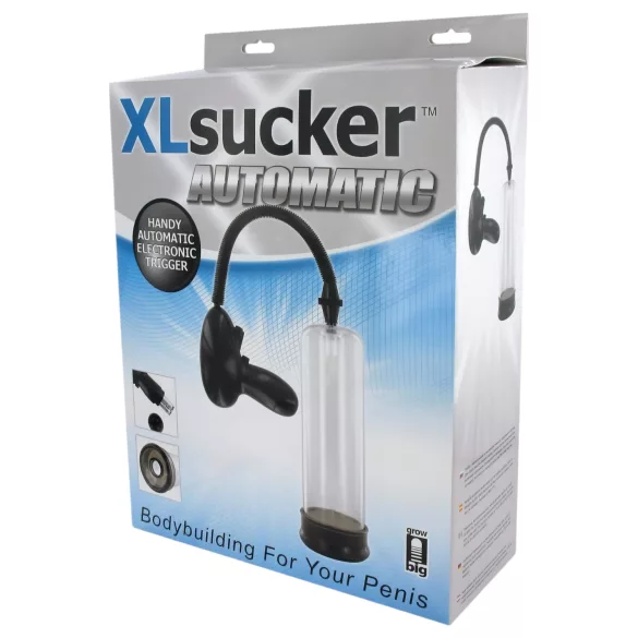 XLSUCKER - αντλία πέους αυτόματη - διαφανές - ανδρικό βοήθημα