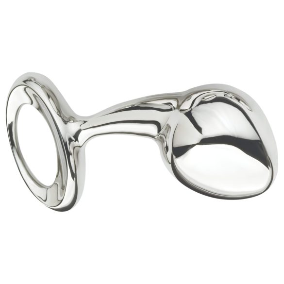 Njoy L - μεγάλο μεταλλικό πρωκτικό παιχνίδι (ασημί)