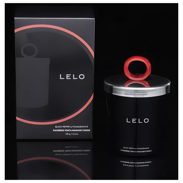 LELO - κερί μασάζ - ρόδι & μαύρο πιπέρι - 150g