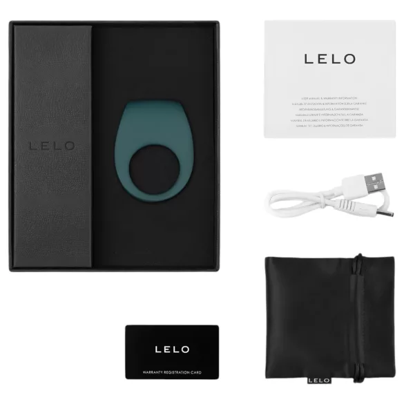 LELO Tor 2 - δαχτυλίδι πέους με δόνηση επαναφορτιζόμενο - πράσινο