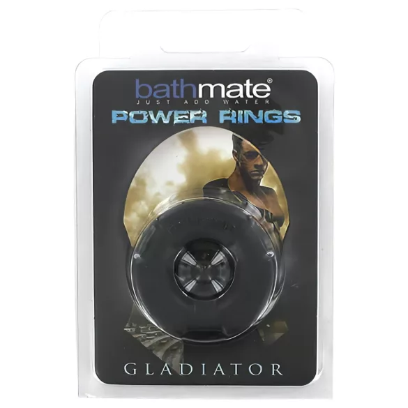 BathMate - δαχτυλίδι πέους Gladiator - σιλικόνη - μαύρο