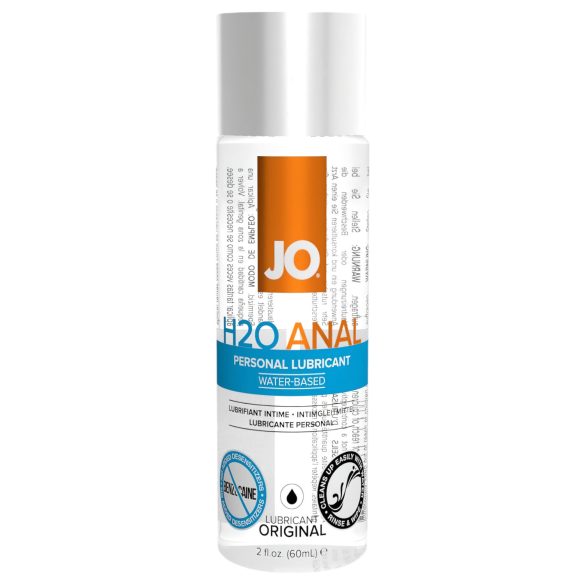 JO H2O Anal Original - νερόβασιμο λιπαντικό για πρωκτική χρήση (60ml)