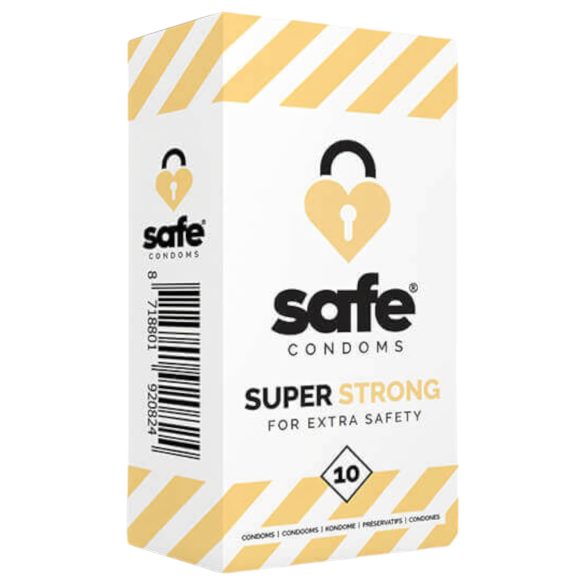 SAFE Super Strong - εξαιρετικά ανθεκτικό προφυλακτικό (10τμχ)