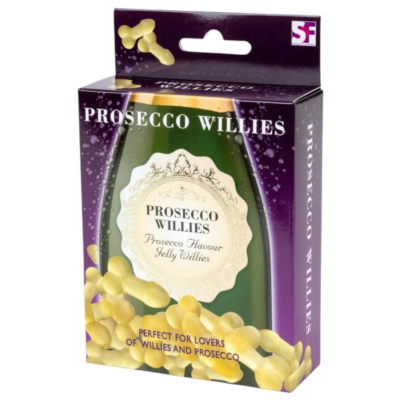 Prosecco Willies - Φρουτώδης καραμέλα σε σχήμα πέους (120g)