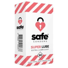  SAFE Super Lube - επιπλέον λιπάνση προφυλακτικών (10τμχ)