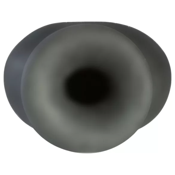 Perfect Fit - σακουλάκι όρχεων XL και διαστολέας - σιλικόνη μαύρο