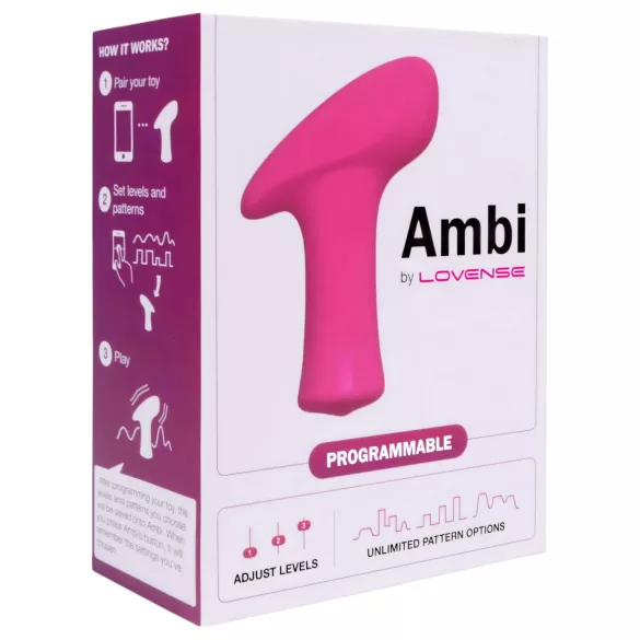 Lovense Ambi - Δονητής κλειτορίδας με έλεγχο μέσω εφαρμογής (ροζ)