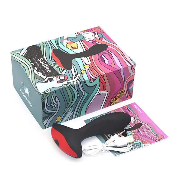 Magic Motion Solstice - δονητής προστάτη με app - επαναφορτιζόμενος - μαύρος