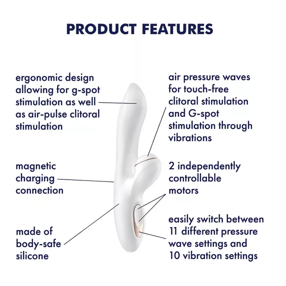 Satisfyer Pro+ G-spot - δονητής σημείου G & κλειτορίδας για γυναίκα
