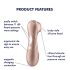 Satisfyer Pro 2 Gen2 - επαναφορτιζόμενος διεγέρτης κλειτορίδας (καφέ)