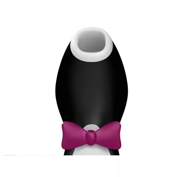 Satisfyer Penguin - δονητής κλειτορίδας επαναφορτιζόμενος αδιάβροχος μαύρο-λευκό