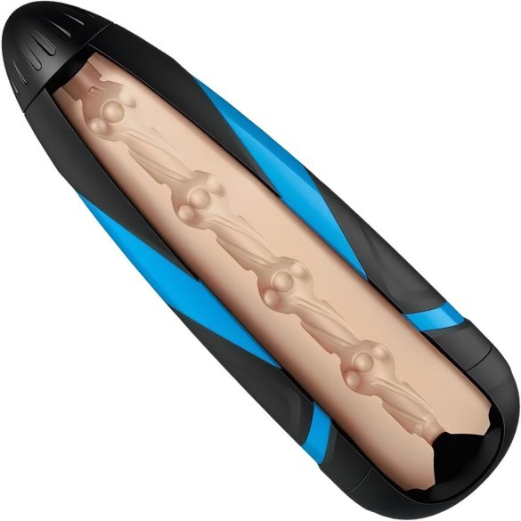 Satisfyer Men One - αντρικό δονούμενο παιχνίδι (μπλε-μαύρο)