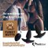 FEELZTOYS Funkybutts - ασύρματο σετ δονητή πρωκτού (μαύρο)