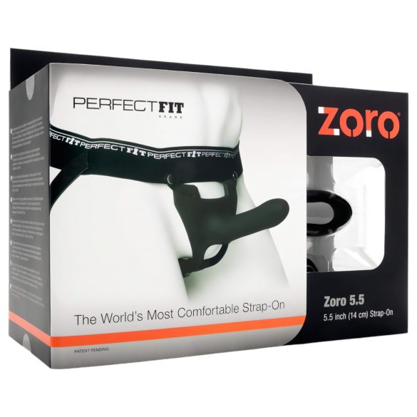 Perfect Fit ZORO 5.5- δονητής με δέσιμο (14cm) - μαύρος