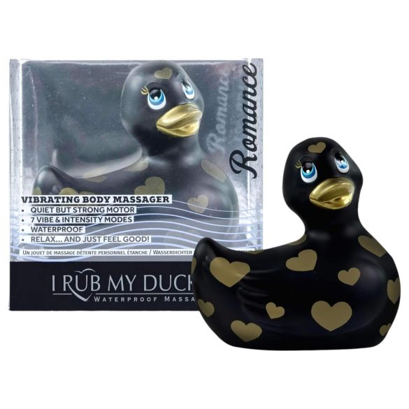 My Duckie Romance 2.0 - δονητής κλειτορίδας (μαύρο-χρυσό)