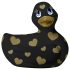 My Duckie Romance 2.0 - δονητής κλειτορίδας (μαύρο-χρυσό)