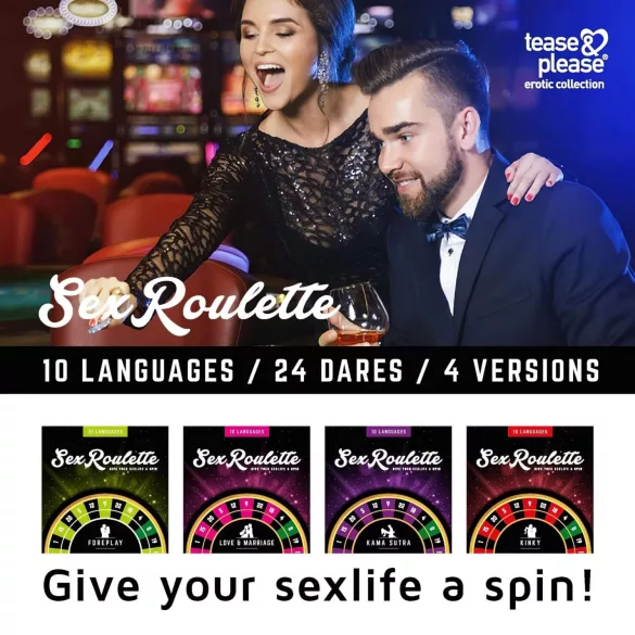 Sex Roulette Love & Married - ερωτικό επιτραπέζιο για ζευγάρια - 10 γλώσσες