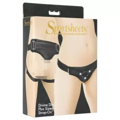   Sportsheets Plus Size - Ζώνη για συμπεριφορά αξεσουάρ (μαύρο)