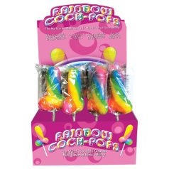   Rainbow Cock Pop - φρουτένια γλειφιτζούρι πέους (85g)