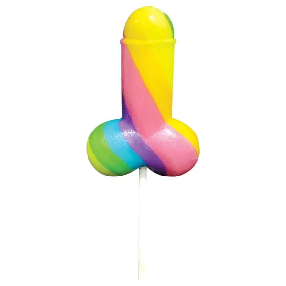 Rainbow Cock Pop - γλειφιτζούρι-πέος (85g) - με γεύση φρούτων