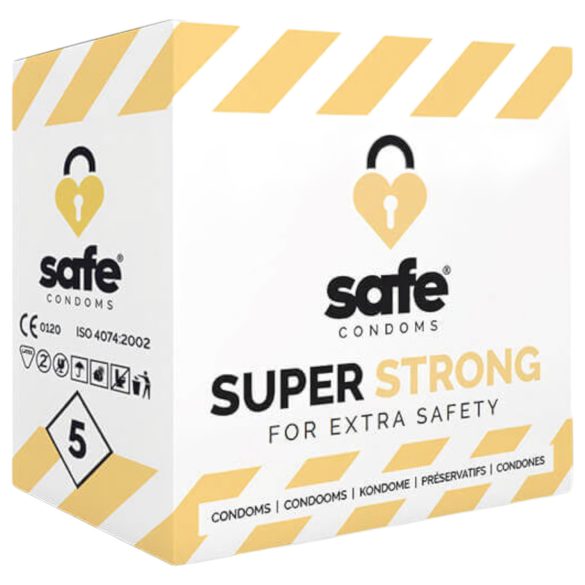 SAFE Super Strong - έξτρα ισχυρά προφυλακτικά (5τμχ)
