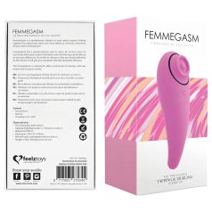   FEELZTOYS Femmegasm - επαναφορτιζόμενος 2in1 κλειτοριδικός δονητής (ροζ)